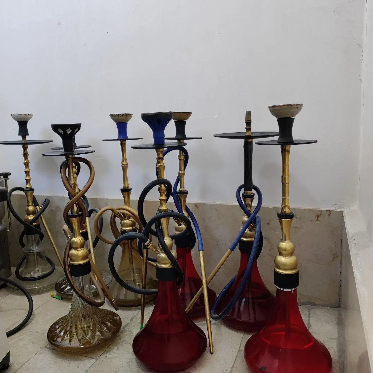 فروش ۱۰ عدد قلیون برنج|کلکسیون و سرگرمی|کوهدشت, |دیوار