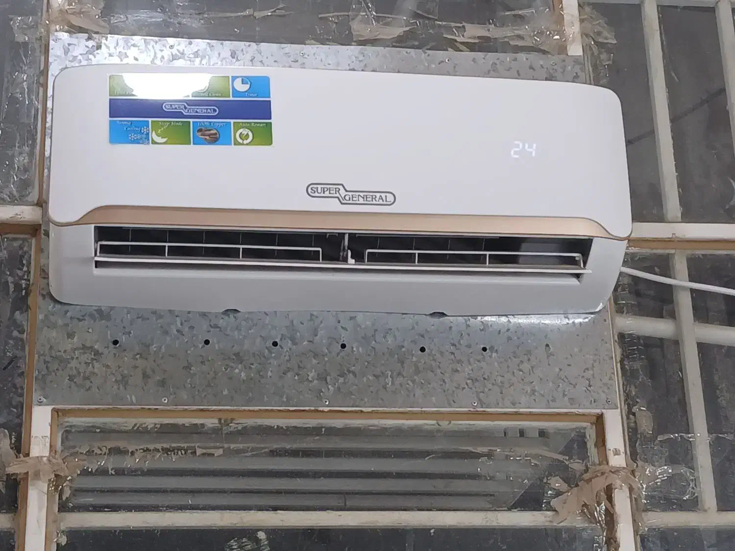 کولراسپلیت سوپرجنرال 12هزار..درحدنو5ماه کارکرد|کولر گازی و فن‌کوئل|اوز, |دیوار