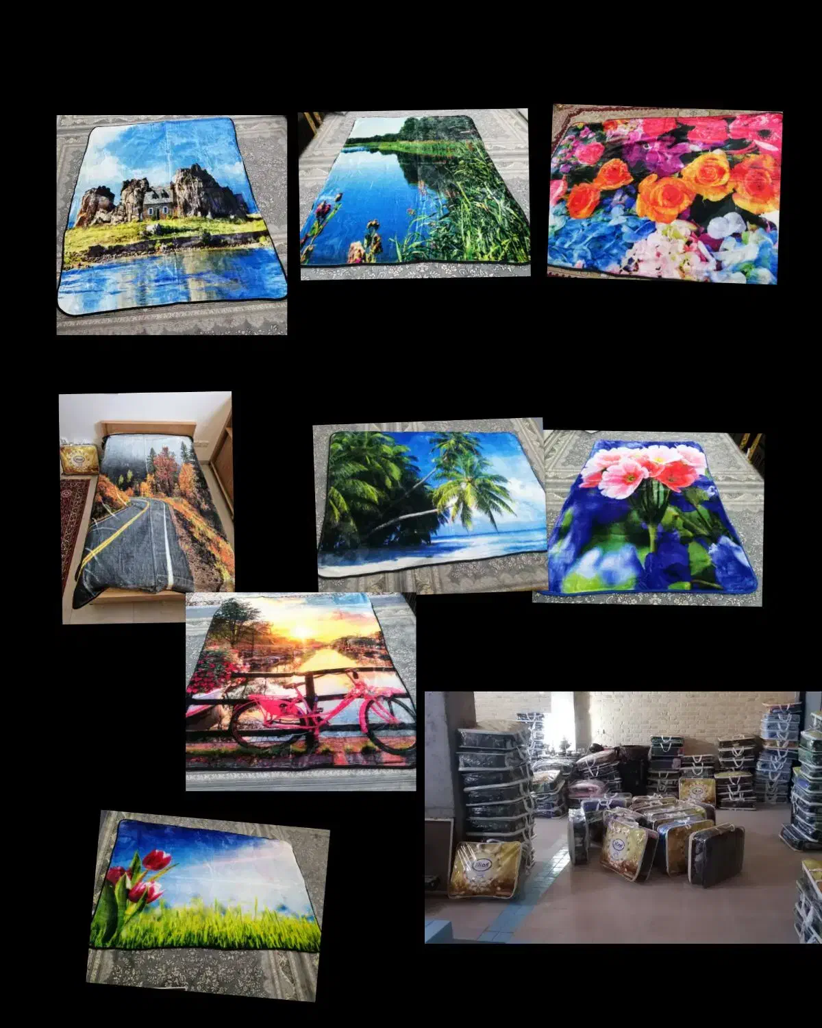 پتو|رختخواب، بالش، پتو|آباده, |دیوار