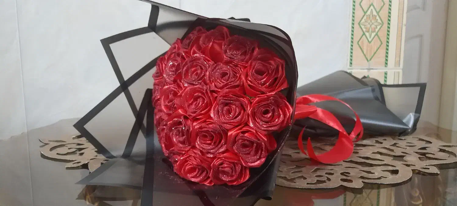 گلهای روبانی|گل مصنوعی|پاکدشت, پاکدشت (مامازند)|دیوار