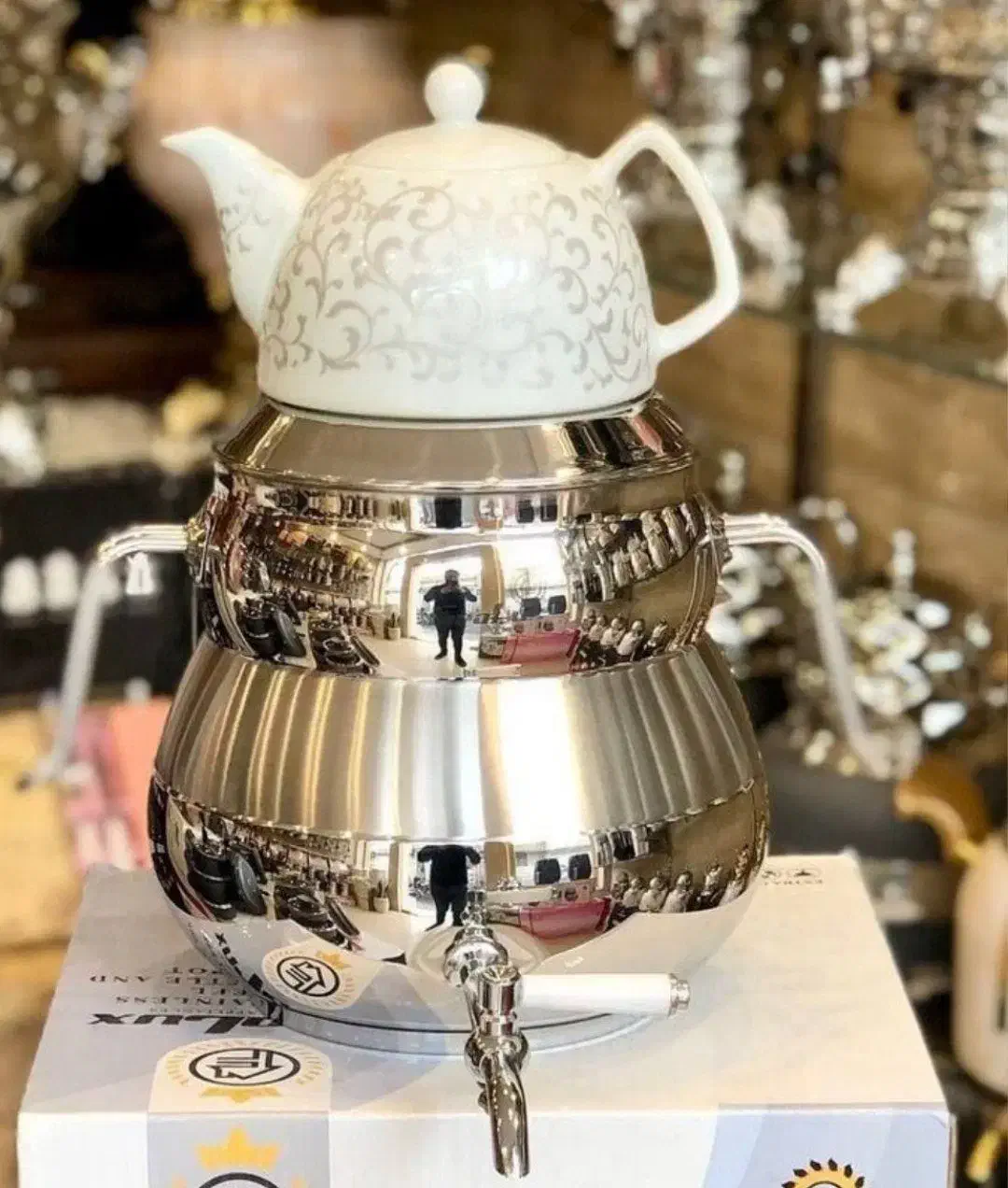 کتری قوری طرح سایه M.F|قوری، کتری، قهوهساز دستی|نسیمشهر, |دیوار