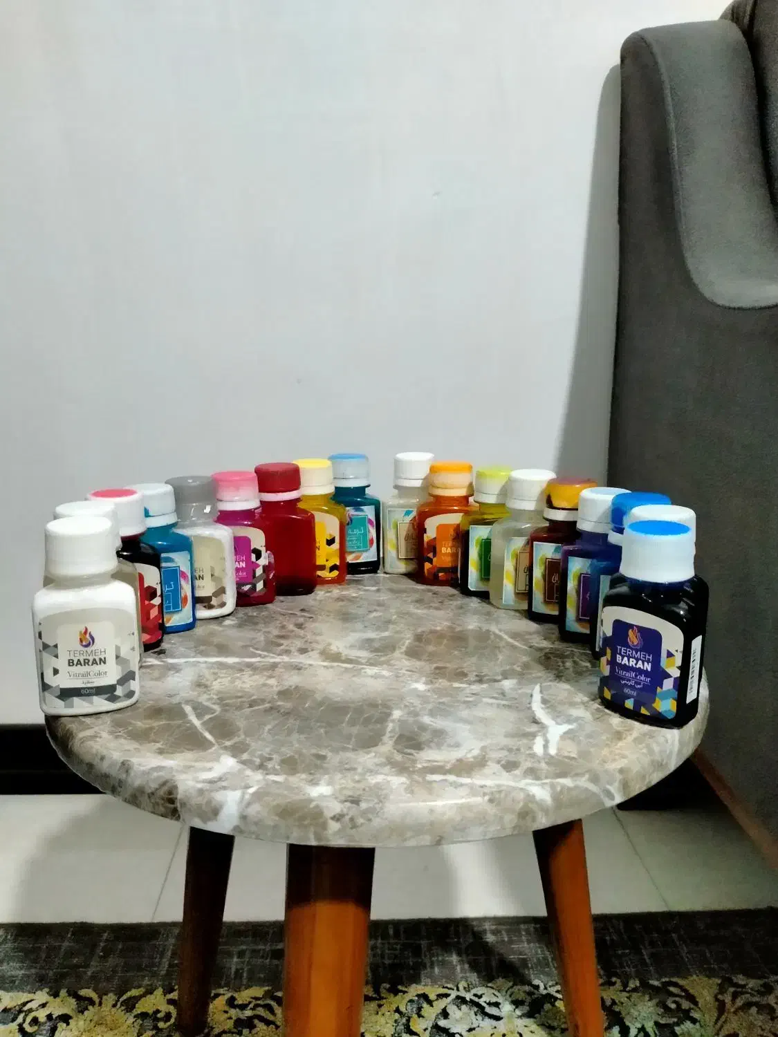 وسایل نقاشی.وسایل ویترای.وسایل رزین|لوازم التحریر|کرمانشاه, |دیوار