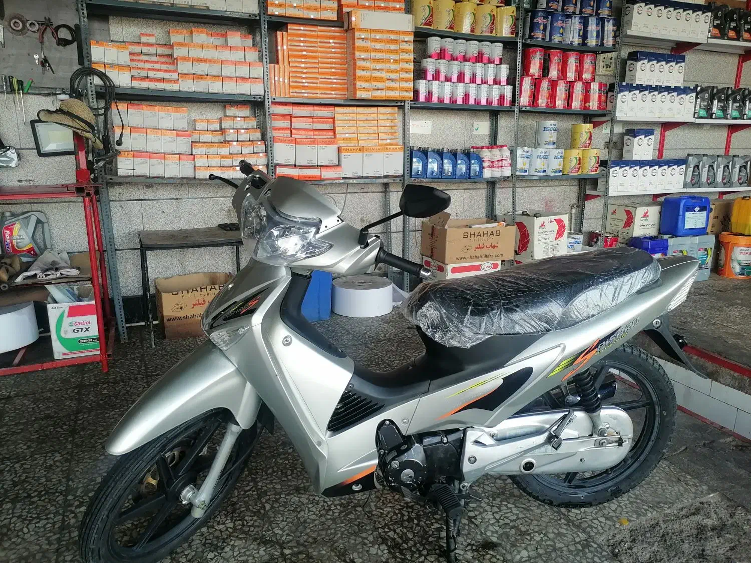 ویو مزایده خوابیده موتور پلمپ کم کار|موتورسیکلت|قزوین, |دیوار