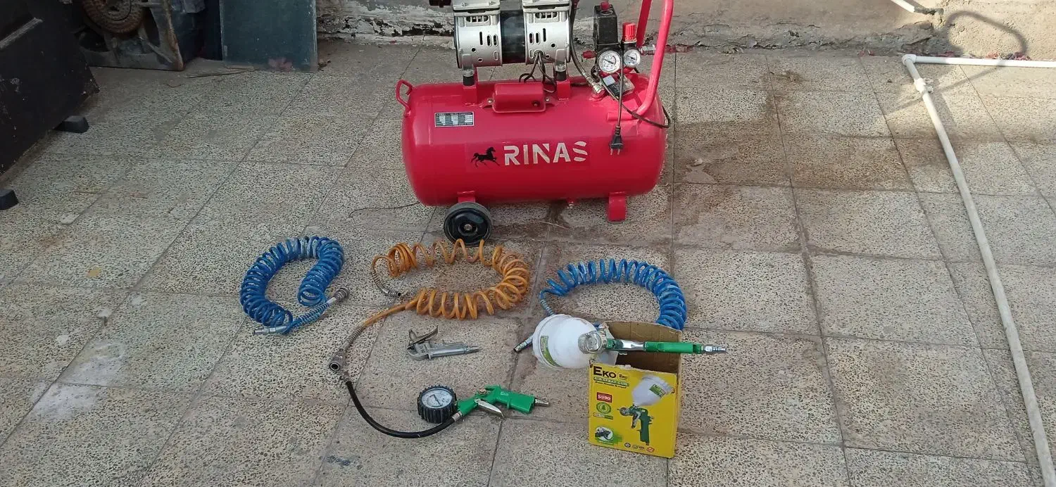 پمپ باد سایلنت بدون روغن|ابزارآلات|بم, |دیوار