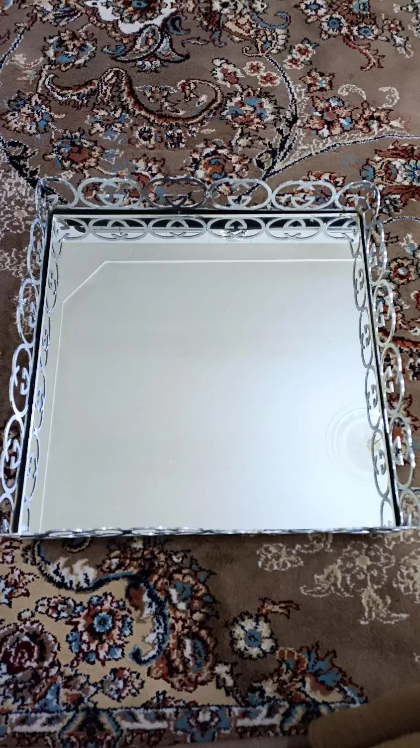 سینی آیینە‌ای|ظروف سرو و پذیرایی|جوانرود, |دیوار