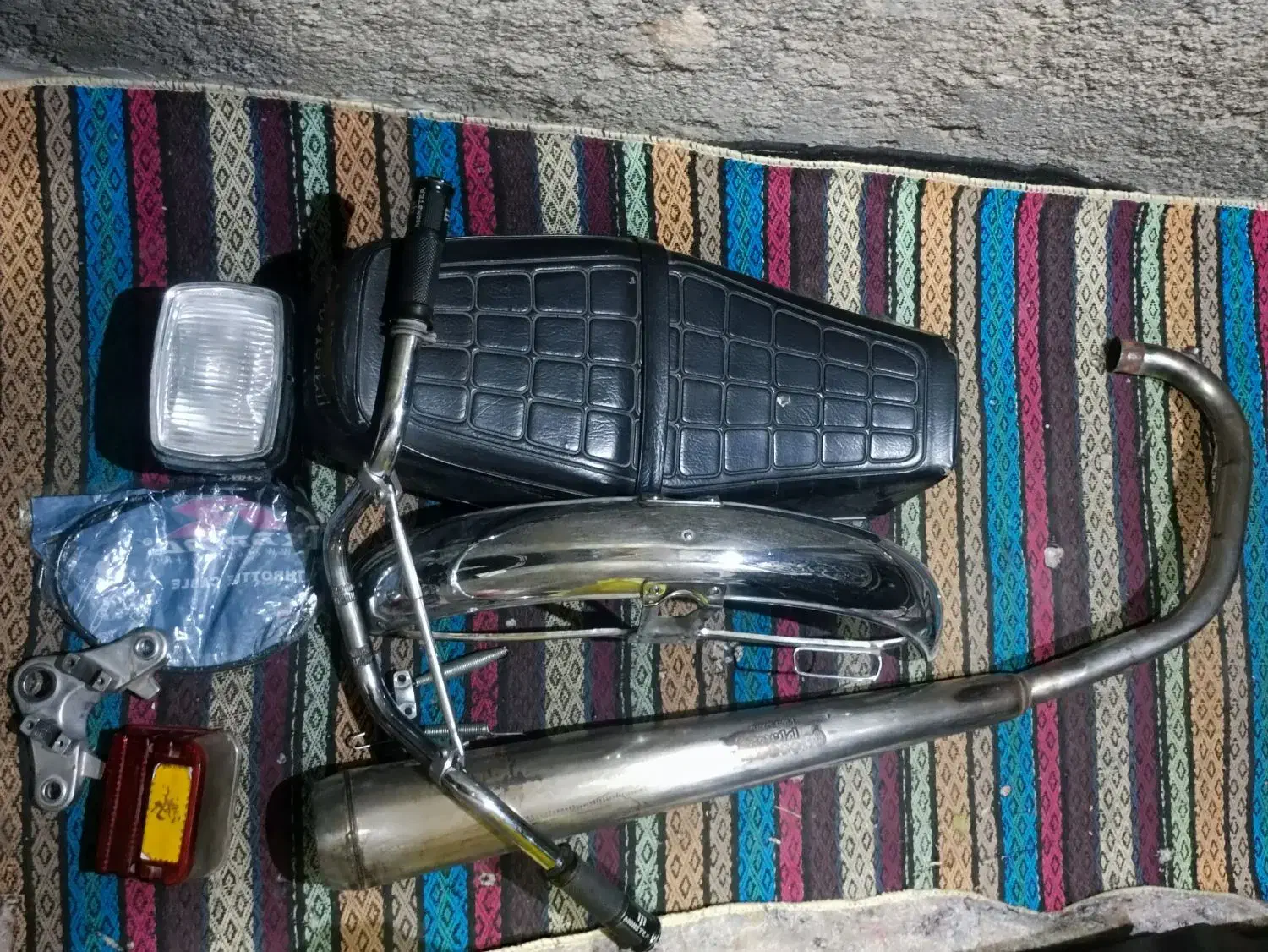 لوازم موتوراگزوززین گلگیر چراغ بلبرینگ سیم کلاج...|قطعات یدکی و لوازم جانبی|اراک, |دیوار