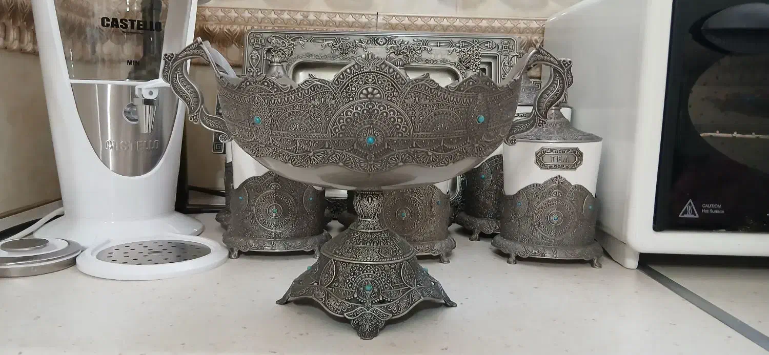 کشکول زیبا جنس سیلور درحد نو|ظروف سرو و پذیرایی|قم, میدان نو|دیوار