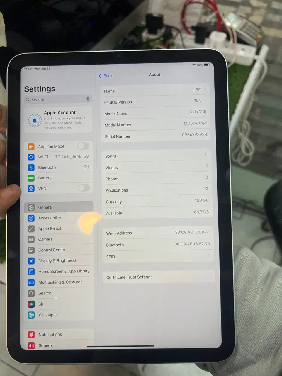 ipad11 حافظه 128 2025 10.9|تبلت|کرج, گوهردشت|دیوار
