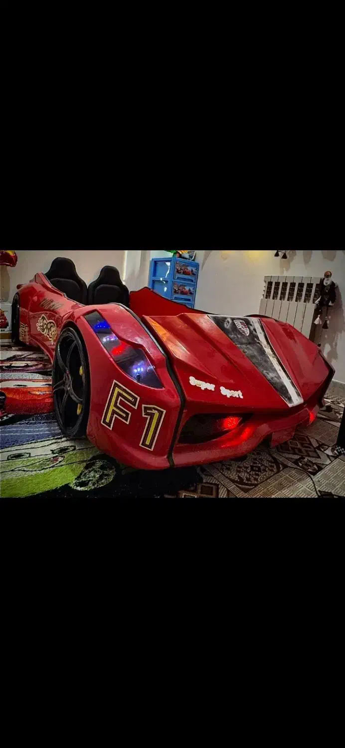 تخت خواب کودک مدل ماشین|تخت و سرویس خواب|تهران, طیب|دیوار