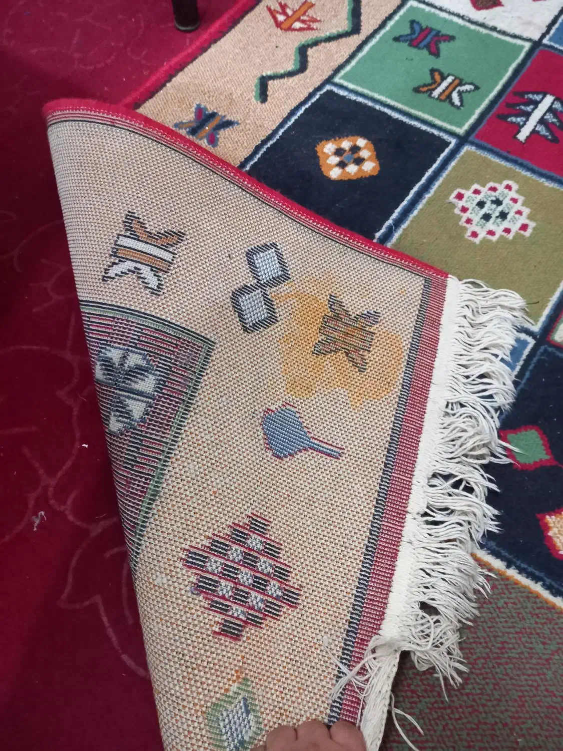 فرش متراژ طول۴/۵متر  عرض۱۱۰|فرش|مشهد, طلاب|دیوار