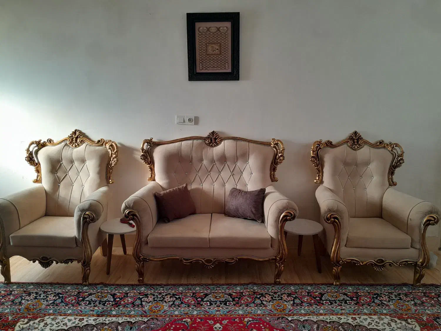 مبل ۷نفره درحد|مبلمان خانگی و میز عسلی|خنجین, |دیوار