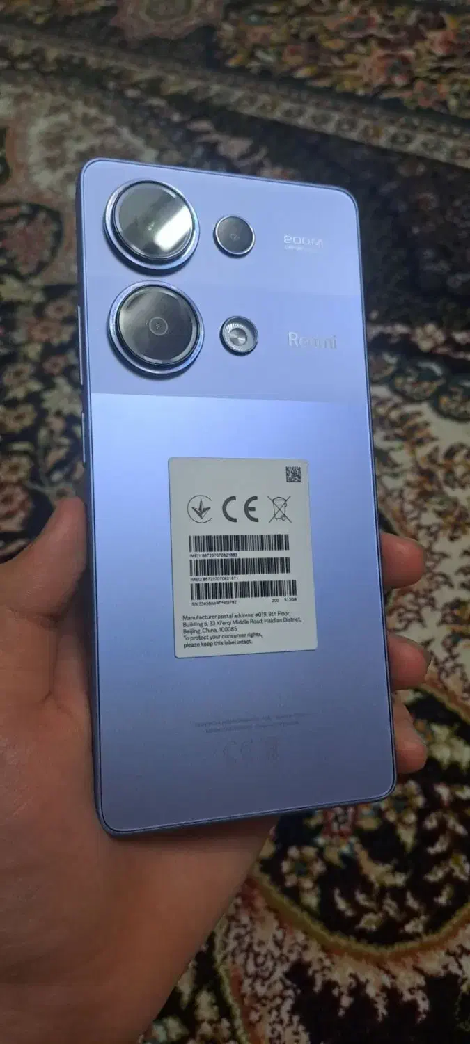 Redmi Note 13 Pro 4G 512GB RAM 12|موبایل|قزوین, |دیوار