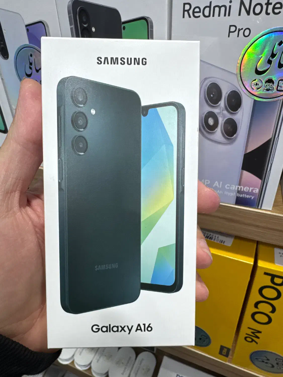 Samsung A16 128/6 مشکی رجیستر و گارانتی|موبایل|سنندج, |دیوار