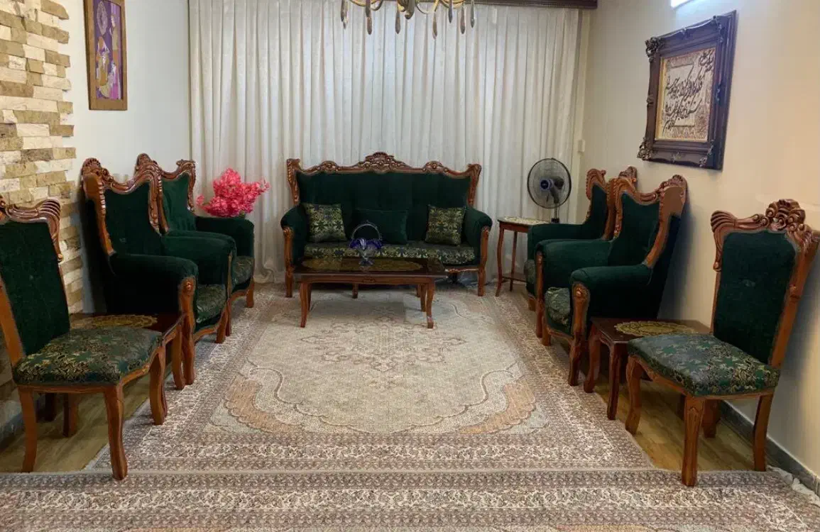 مبل ۹ نفره در حد|مبلمان خانگی و میز عسلی|تهران, شهرک رضویه|دیوار