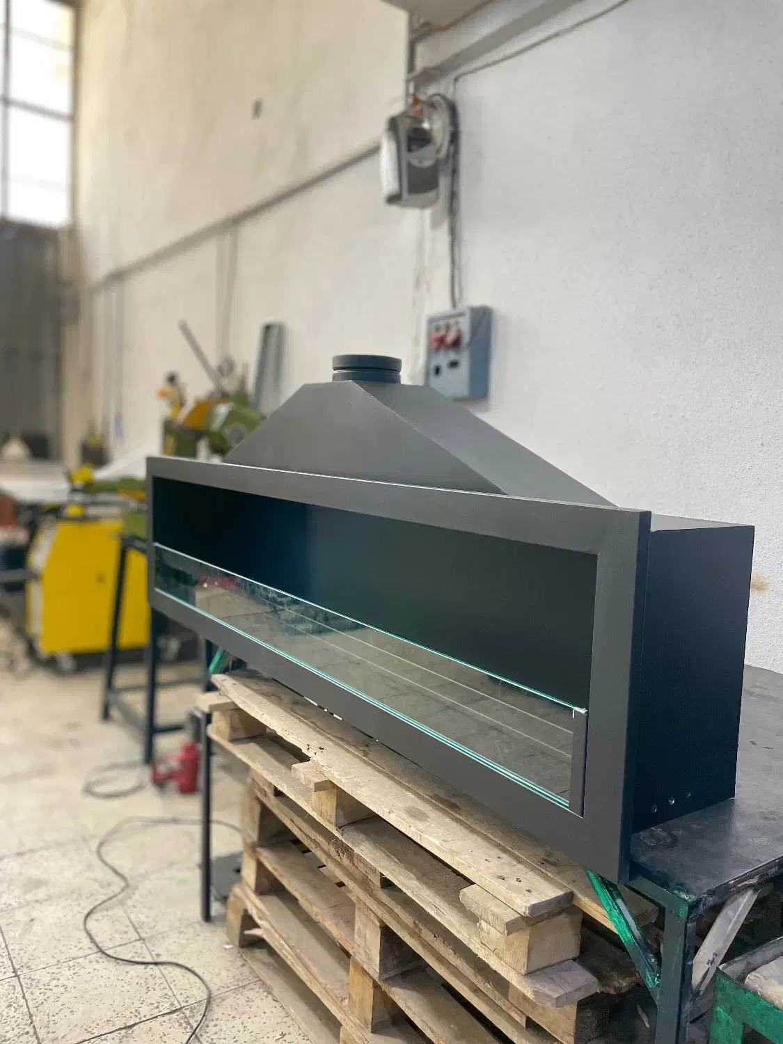 شومینه دیواری گازی ۱۸۰ سانت مدرن|بخاری، هیتر، شومینه|جاجرود, |دیوار