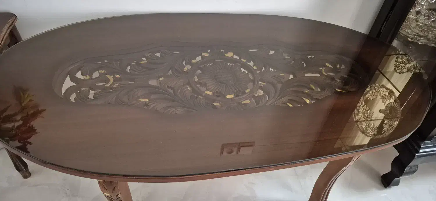 میز جلو مبلی ۲عددعسلی جنس چوب|مبلمان خانگی و میز عسلی|شاهرود, |دیوار