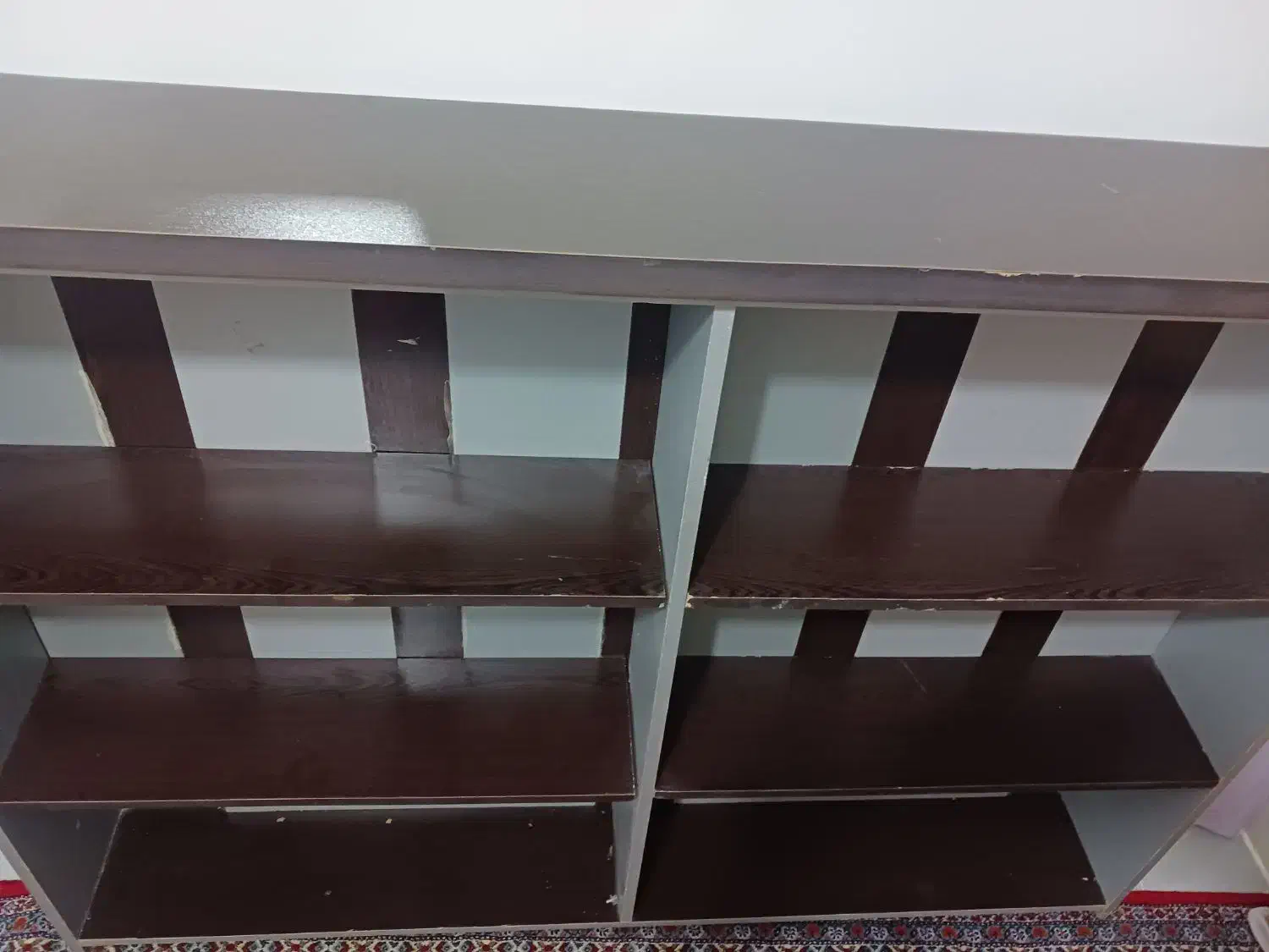 یک عدد کتابخانە ام دی اف محکم وسالم بە فروش میرسد|کتابخانه، شلف، قفسه‌های دیواری|سنندج, |دیوار