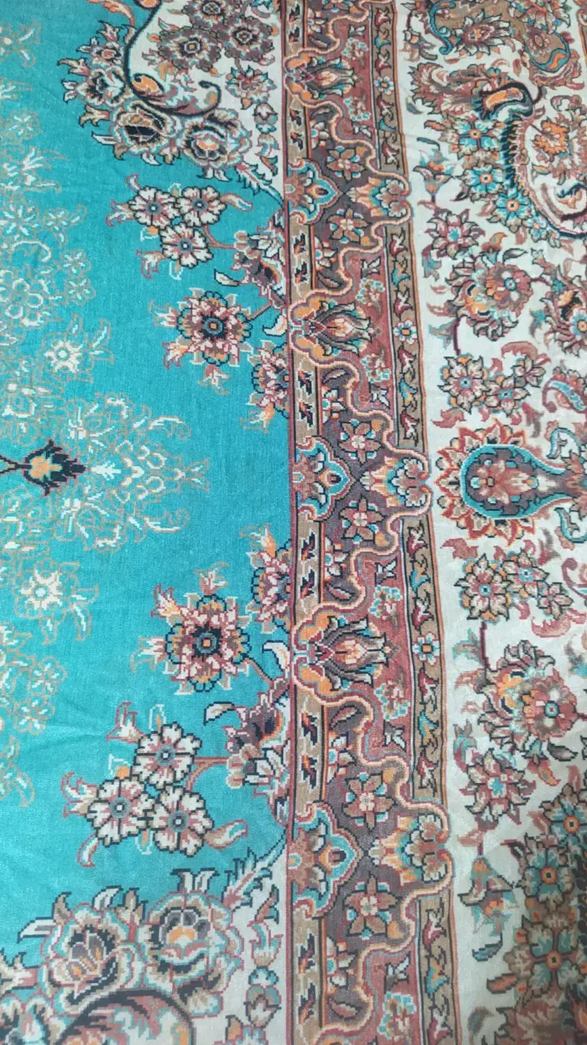 روفرشی 12متری کش دار مخمل فیروزهای|روفرشی|شیراز, بالا کفت|دیوار