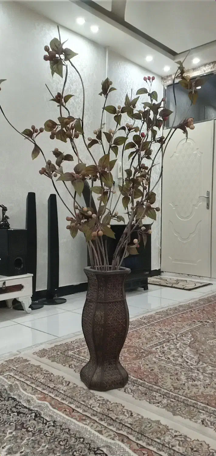 گل و گلدان چوبی|گل مصنوعی|کرمانشاه, |دیوار