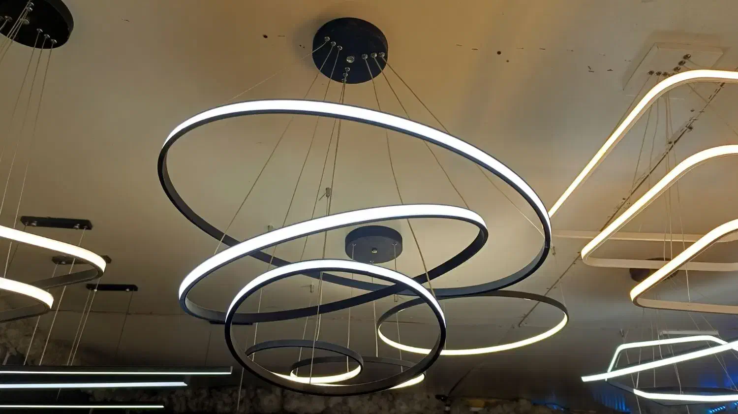 لوستر 3حلقه|لوستر و چراغ آویز|کرج, سی متری صنعتکاران|دیوار