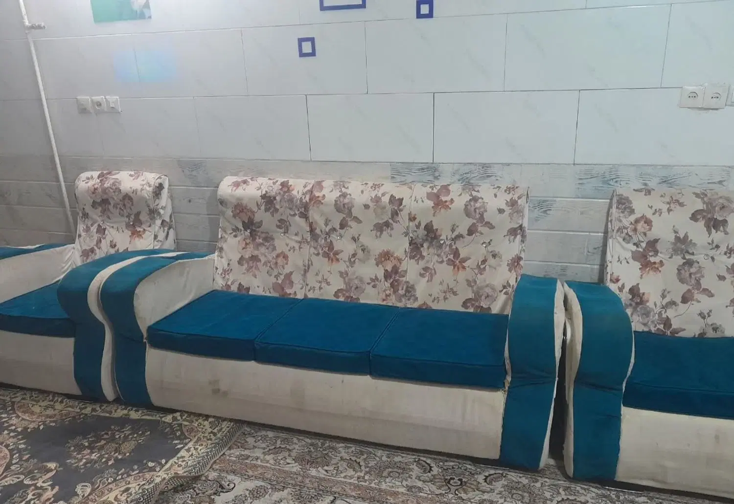 مبلمان هفت نفره کارکرده|مبلمان خانگی و میز عسلی|قم, شهرک طالقانی|دیوار