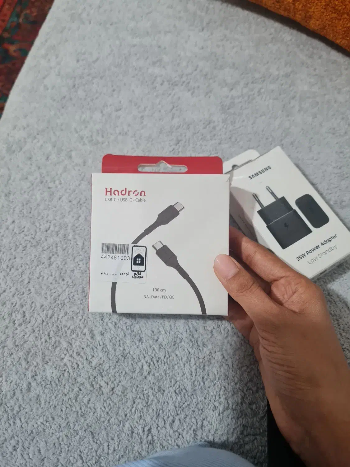 شارژر اصلی سامسونگ|لوازم جانبی موبایل و تبلت|مشهد, شهرک مهرگان|دیوار