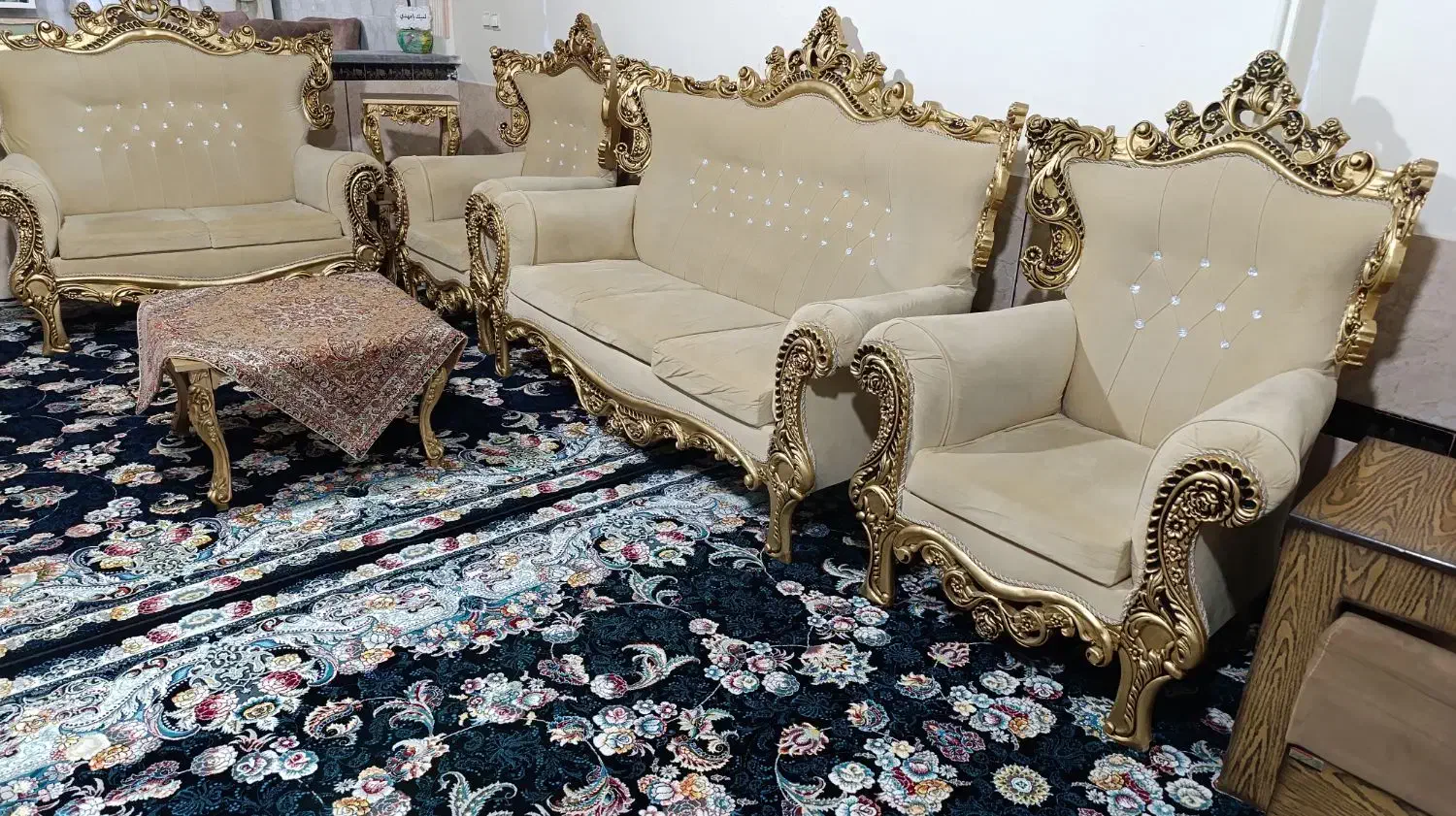 مبل سلطنتی|مبلمان خانگی و میز عسلی|کوهدشت, |دیوار
