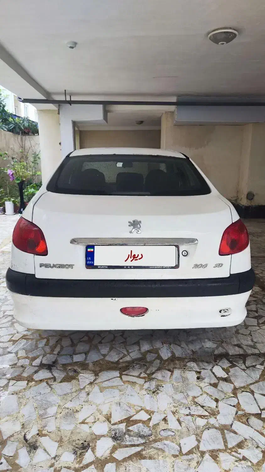 ۲۰۶ SD|خودرو سواری و وانت|قزوین, |دیوار