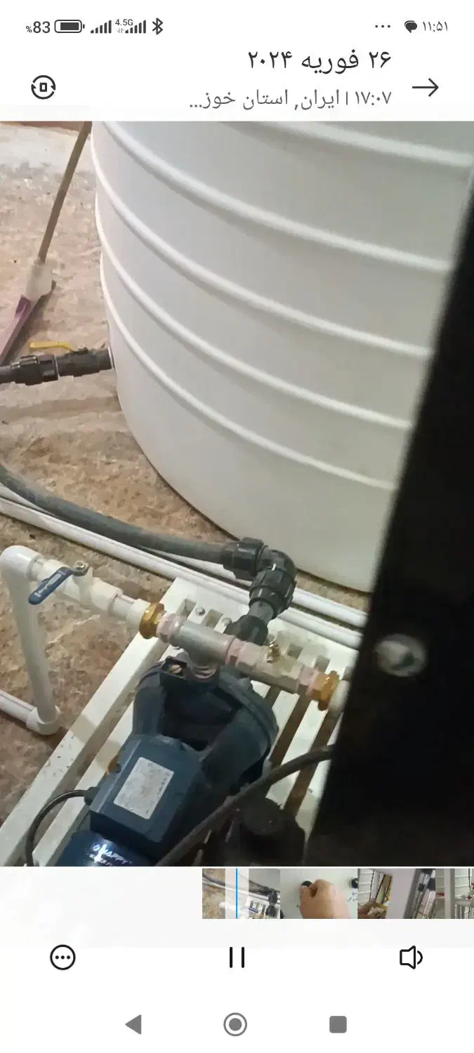 تصفیه اب صنعتی۲۵متر مکعب|آب‌سردکن و تصفیه آب|آبادان, |دیوار