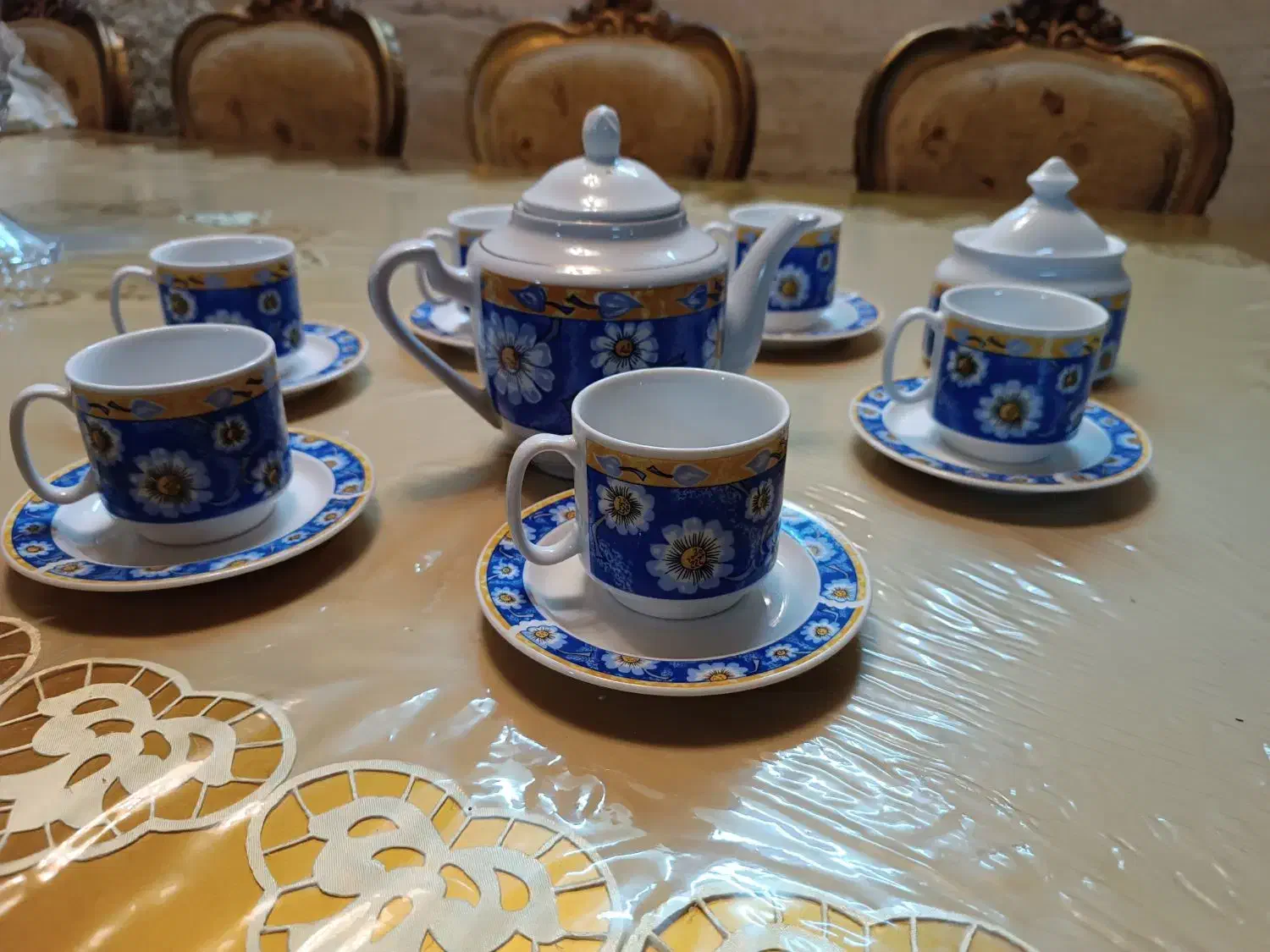 6عددفنجون ونلبکی باقوری وقندون قدیمی|ظروف سرو و پذیرایی|ری, هاشمآباد|دیوار