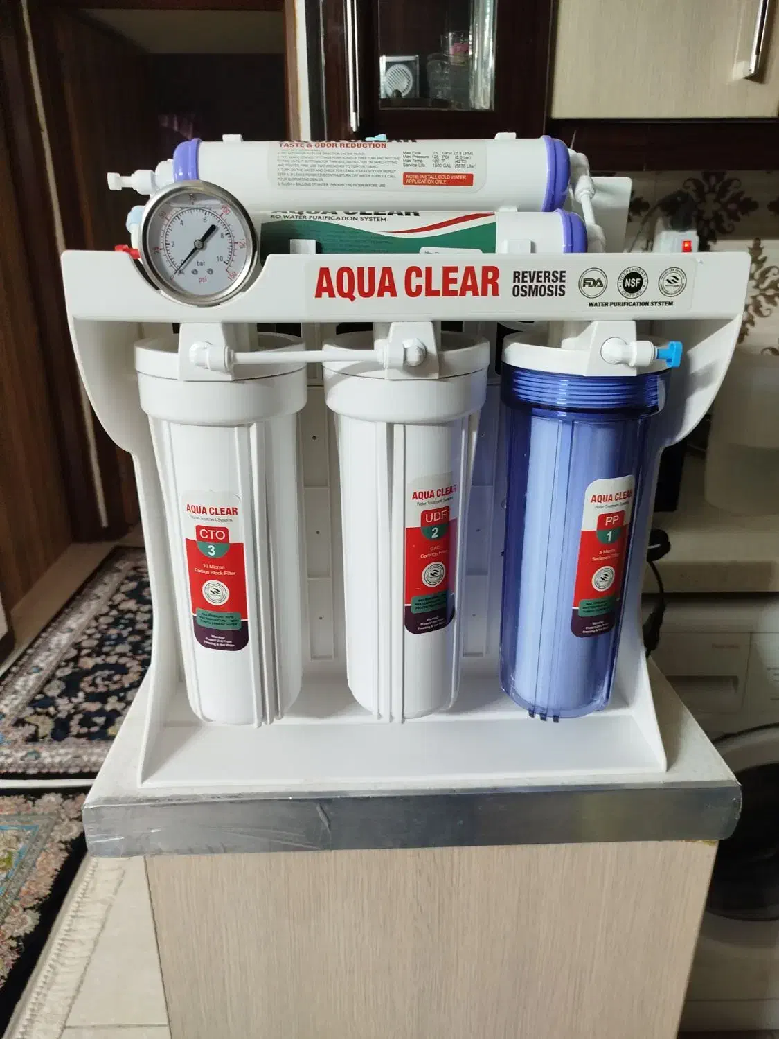 دستگاه تصفیه آب خانگی و انواع فیلترهای تایوانی|آبسردکن و تصفیه آب|شیراز, ارم|دیوار