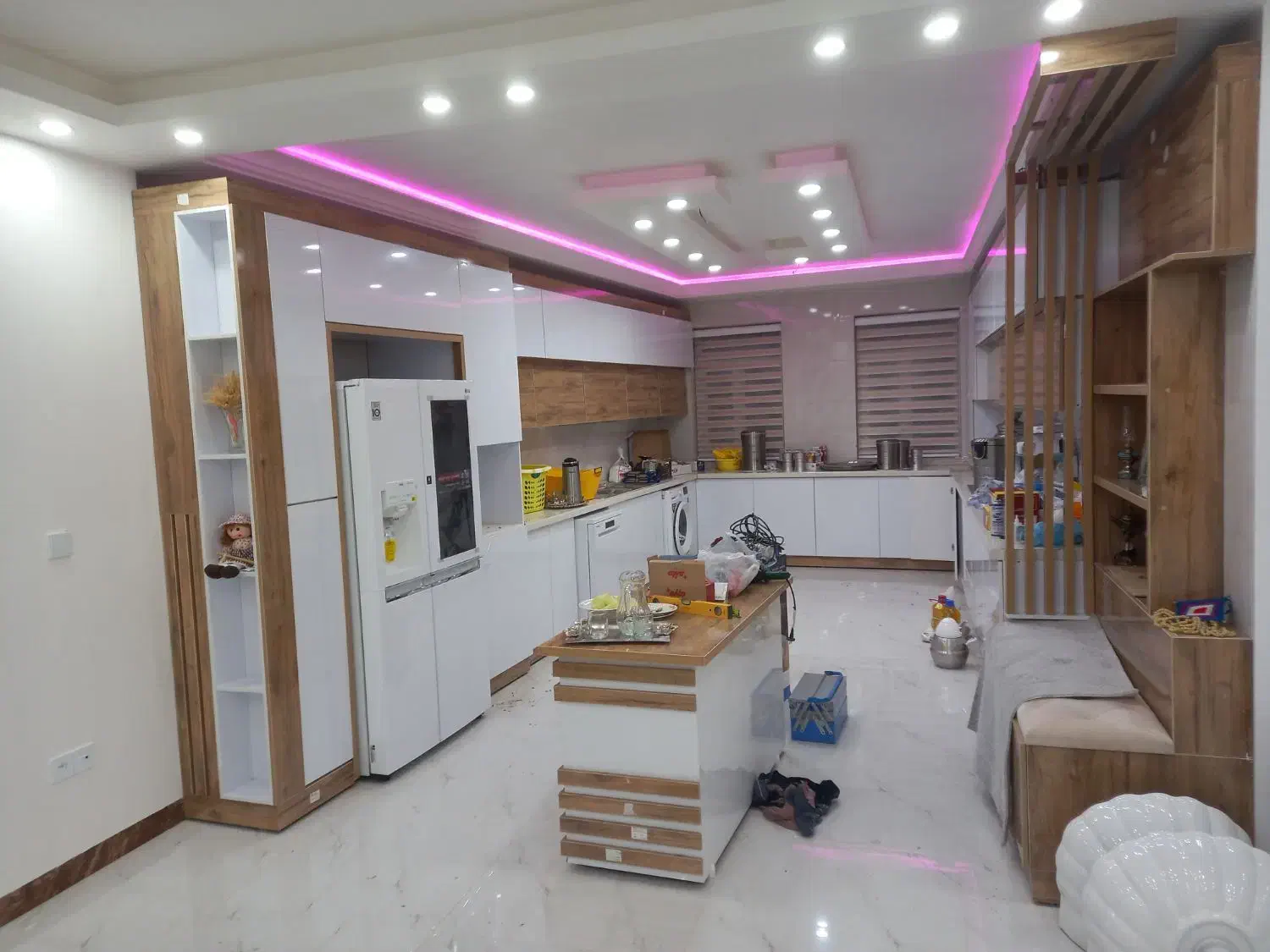 . کابینت و کمد دیواری ام دی اف ، هایگلاس ، ممبران|خدمات پیشه و مهارت|همدان, |دیوار