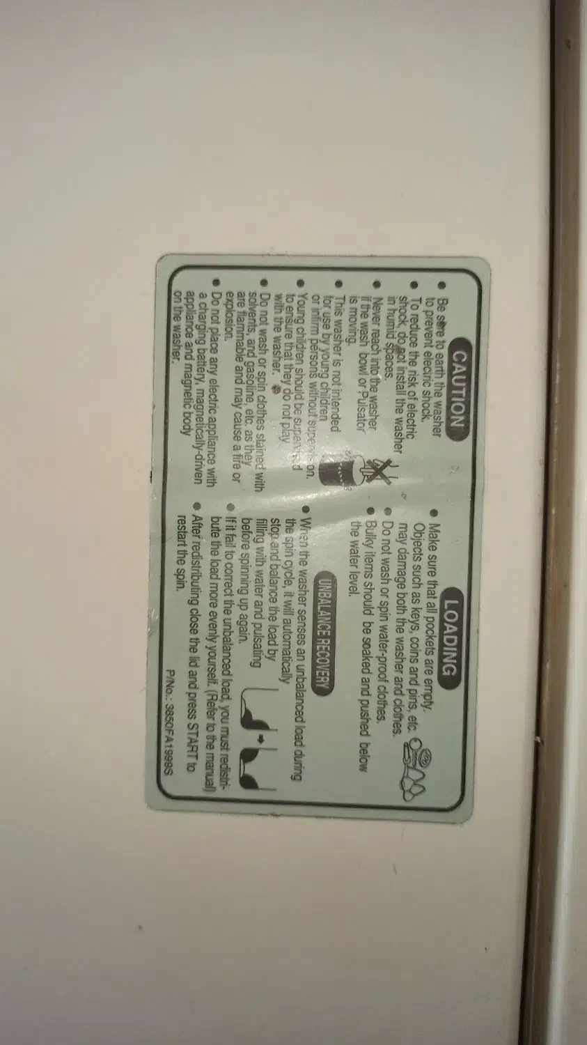 لباسشویی الجی در بالا|ماشین لباسشویی و خشککن لباس|رامهرمز, |دیوار