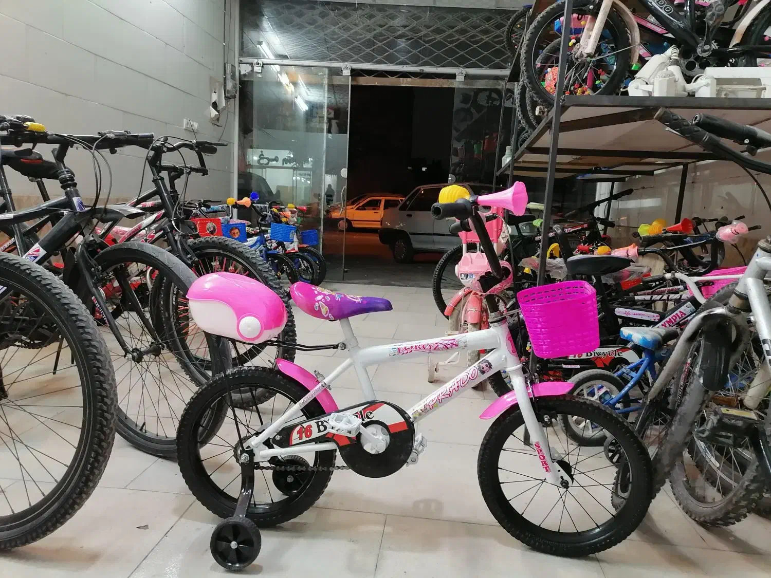 دخترونه دوچرخه سایز 16|دوچرخه، اسکیت، اسکوتر|مشهد, نظام دوست|دیوار