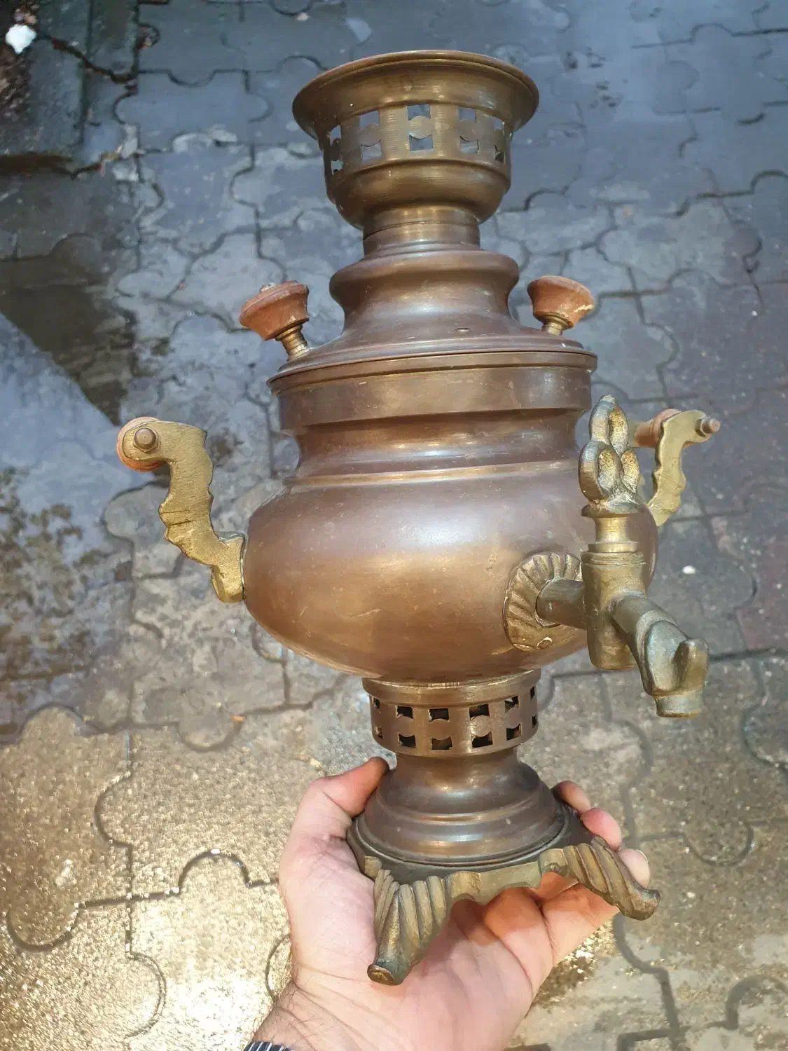 سماور نقلی ذغالی|سماور، چای‌ساز، قهوه‌ساز|لاهیجان, شهید آوینی|دیوار