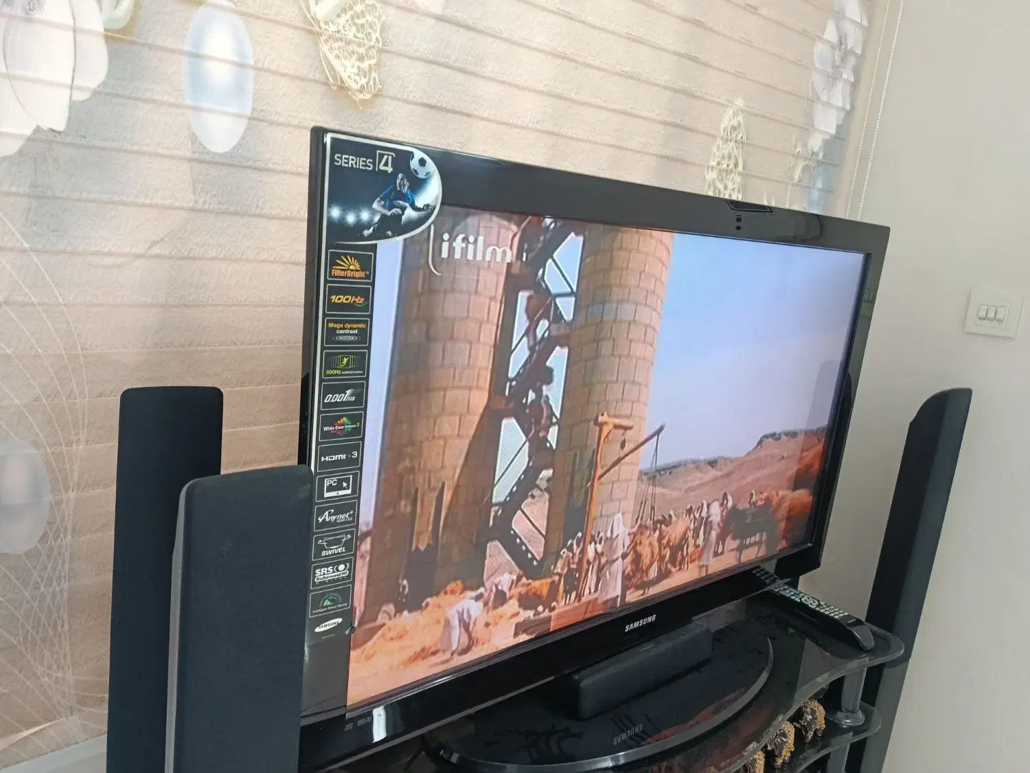 تلویزیون ال سی دی سامسونگ همراه سینما خانواده|تلویزیون و پروژکتور|تهران, هاشم‌آباد|دیوار