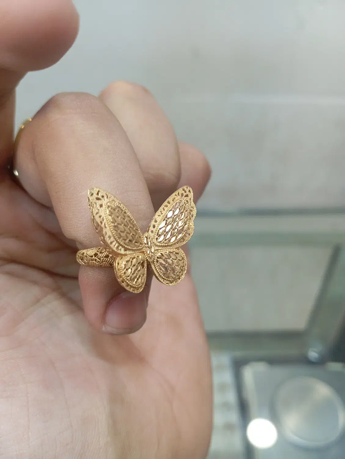 انگشتر طلا 18عیار تنها با 6درصد|جواهرات|جوین, |دیوار