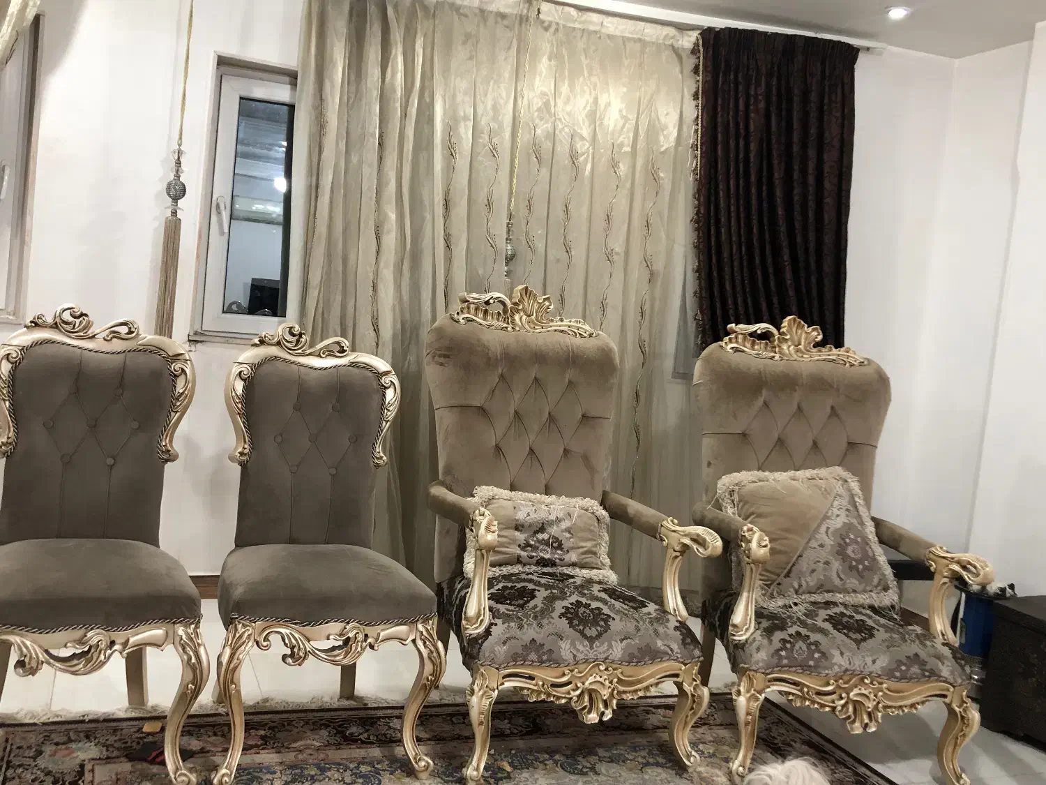 ست مبل و ناهار خوری سلطنتی|مبلمان خانگی و میز عسلی|قائم‌شهر, |دیوار