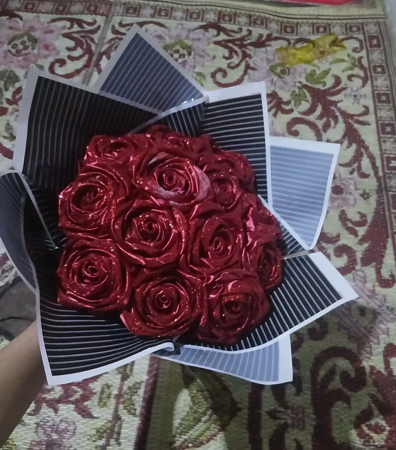 گل روبانی|گل مصنوعی|یاسوج, |دیوار