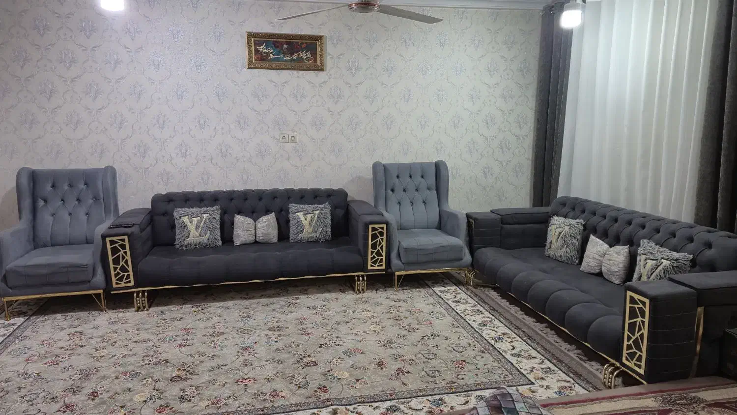 مبل ۸نفره|مبلمان خانگی و میز عسلی|بندر ماهشهر, |دیوار