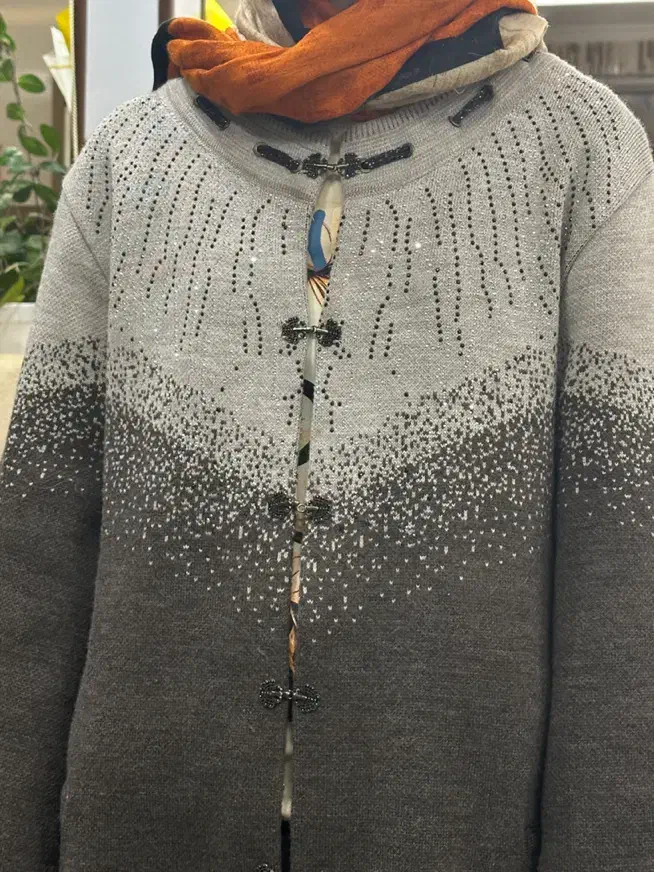 پالتو زنانه بافت سایز ۳۶ تا ۵۰ اندازه میشه|لباس|یزد, |دیوار