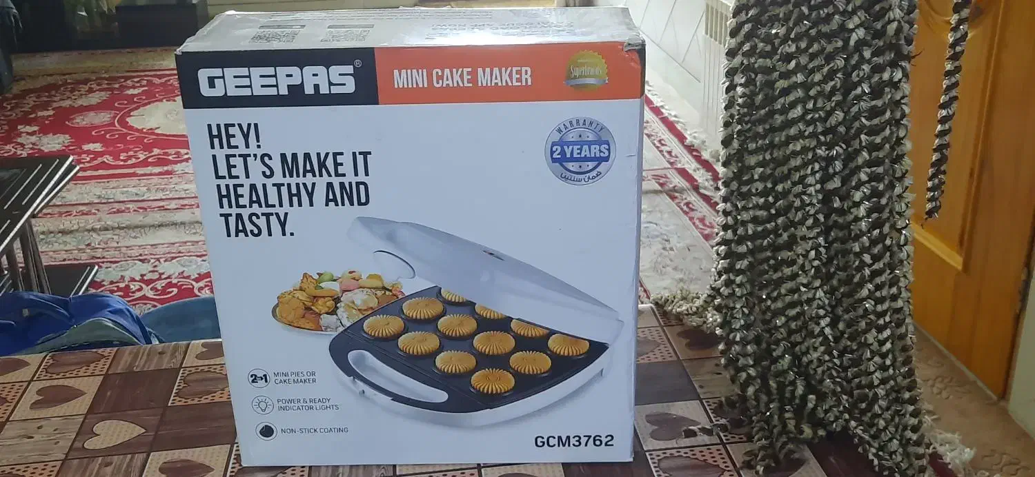 کیک ساز و شیرینی ساز ۱۲ قطعه geepas|اجاق گاز و لوازم برقی پخت‌وپز|نجف‌آباد, مجاهد شمالی|دیوار