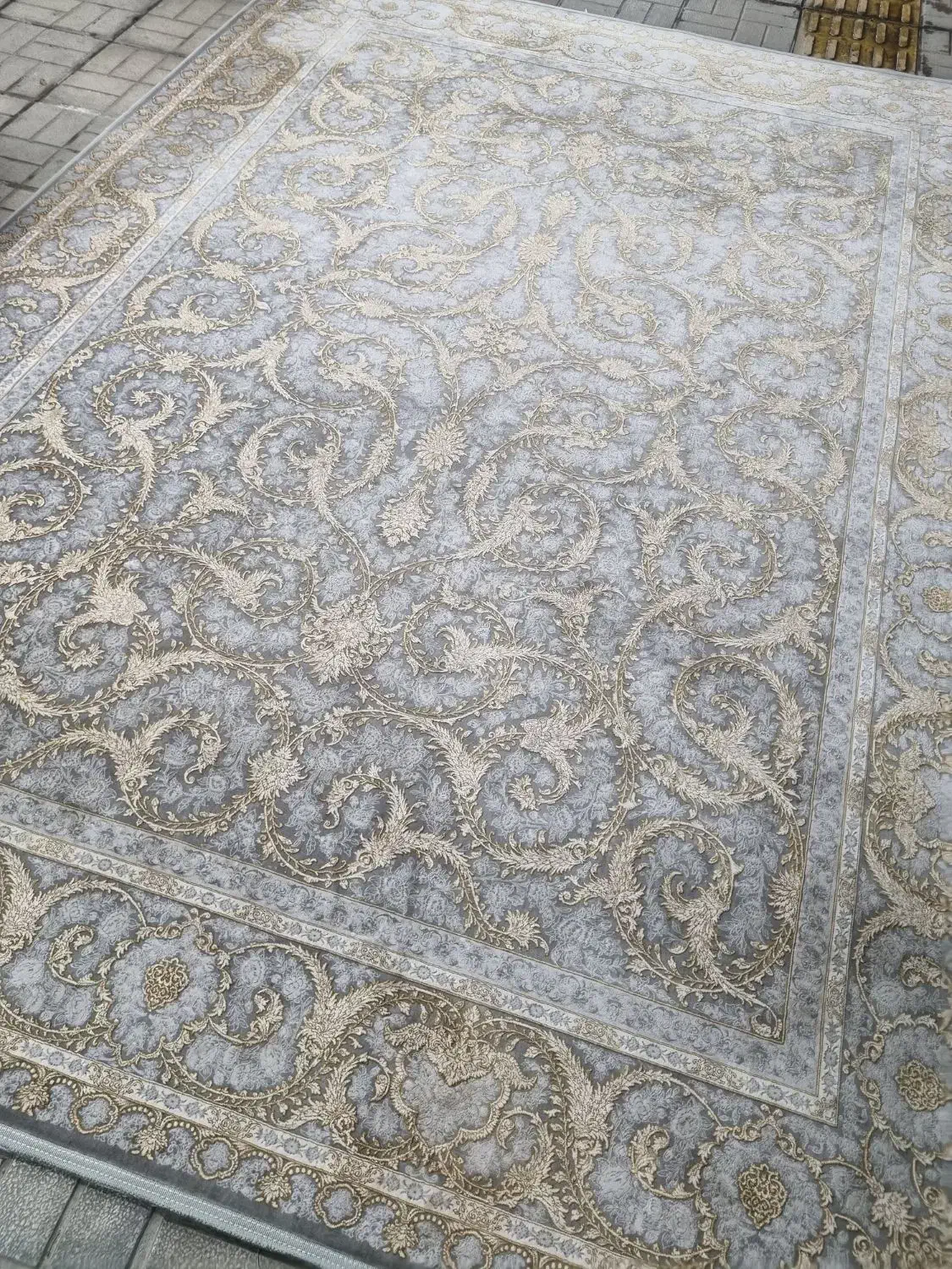 ۳تخته ۹متری ۱۲۰۰شانه طلاکوب عالی|فرش|اصفهان, کوجان|دیوار