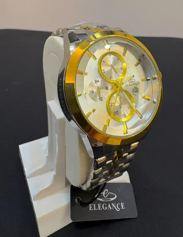 ساعت الگانس طلایی سفید|ساعت|گرگان, |دیوار