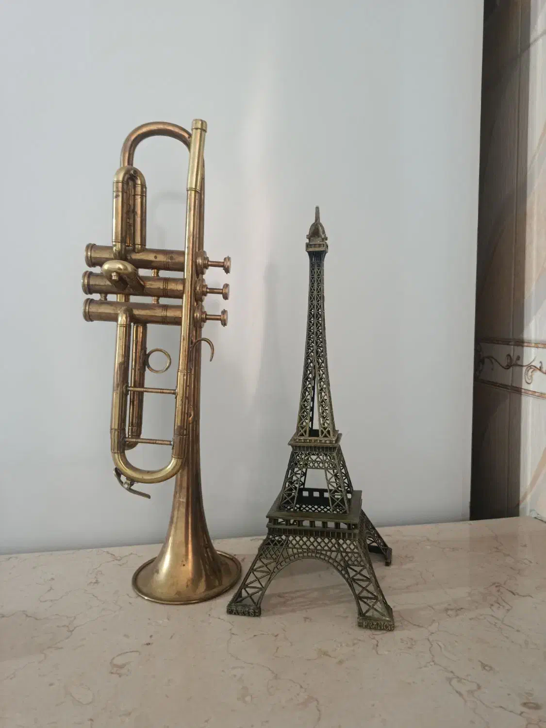 ترومپت،شیپور،برج ایفل|سازهای بادی|بهارستان, |دیوار