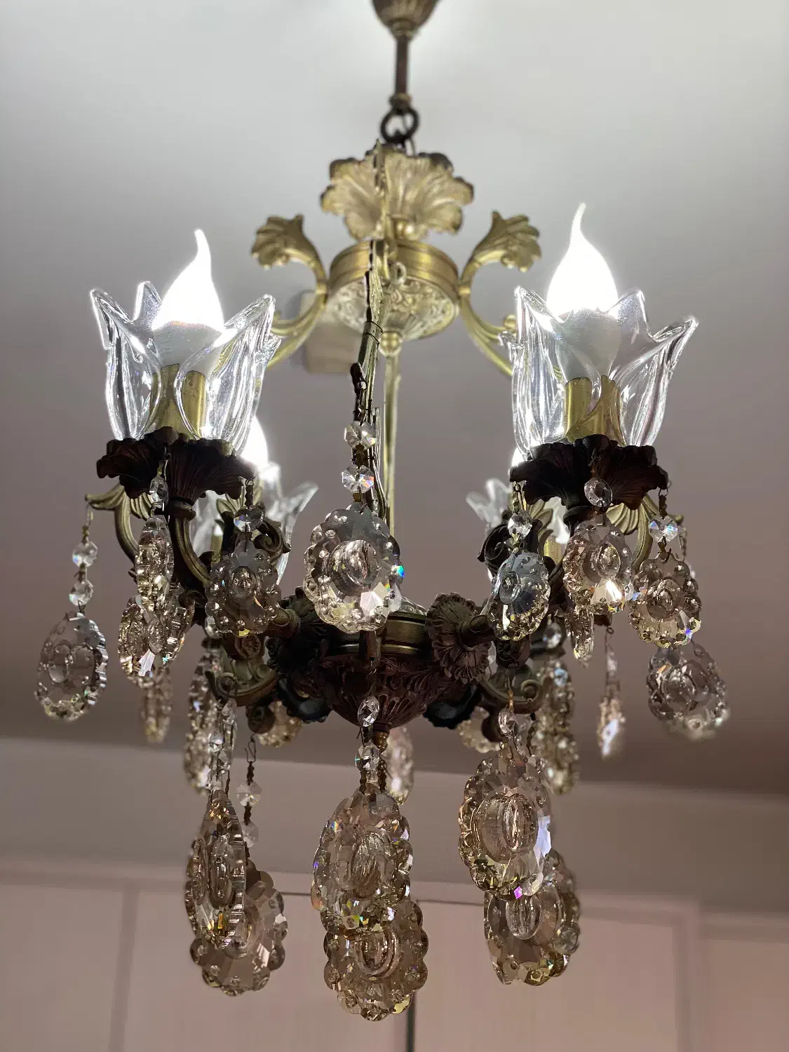 لوستر برنجی ۳عدد|لوستر و چراغ آویز|تهران, بهمن یار|دیوار