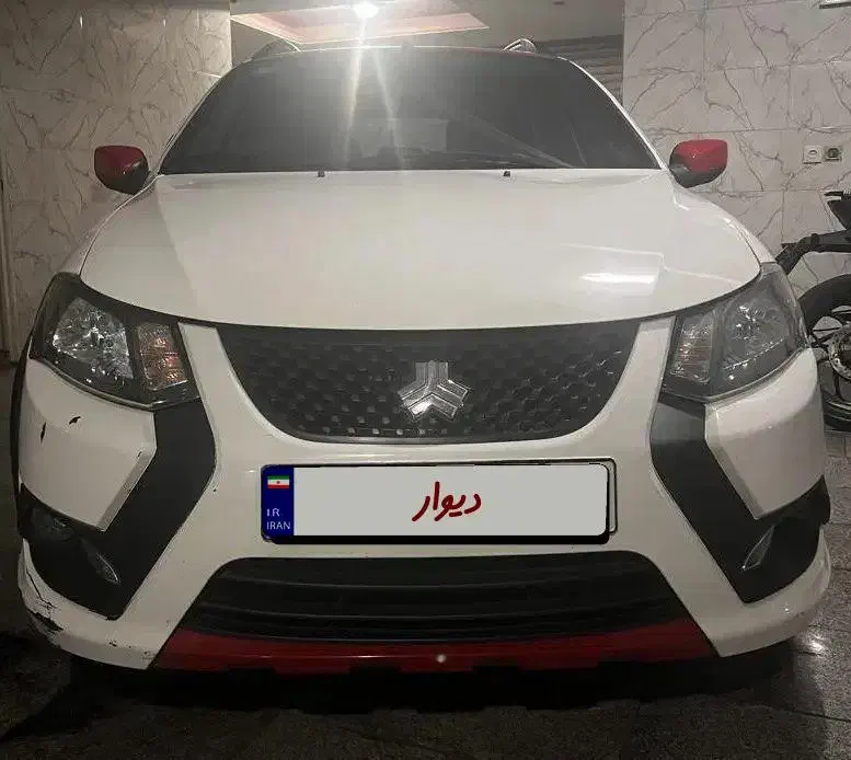 کوییک GXR-L 1403 سفید-قرمز|خودرو سواری و وانت|تهران, دولاب|دیوار