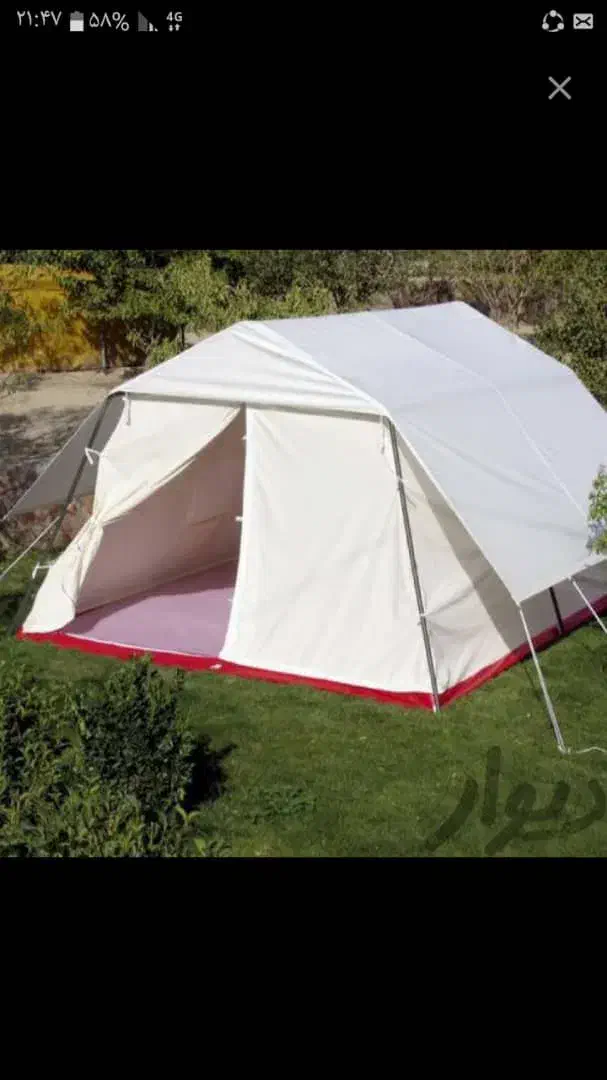 چادر مسافرتی.3در4بزرگ.درحدنو|کوهنوردی و کمپینگ|کرمانشاه, |دیوار