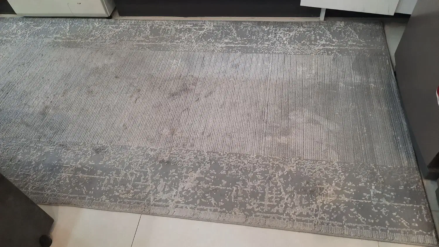 ۳ عدد فرش نخ ابریشمی طوسی رنگ|فرش|رشت, استقامت ۱|دیوار