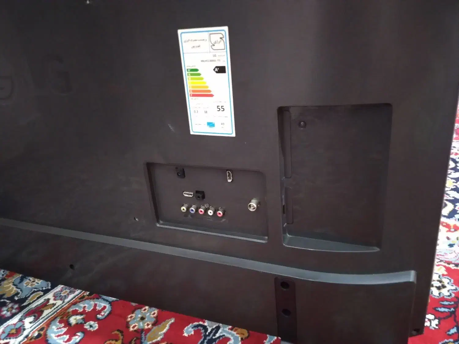 الجی50اینچ صفحه سیاه|تلویزیون و پروژکتور|گرگان, |دیوار